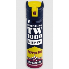 bombe lacrymogene, TW1000, pepper fog oc jet liquide super par 6